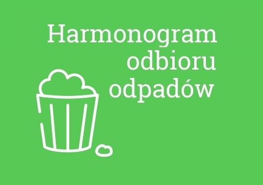 Harmonogram odbioru odpadów wielkogabarytowych bezpośrednio spod posesji w miesiącu KWIETNIU