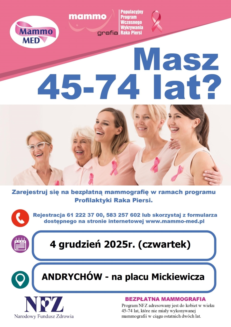 Akcja profilaktyczna pod hasłem "Weź się zbadaj"